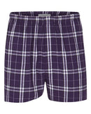 Boxercraft Double Brushed Flannel Boxers BM6701 - Purple/ White