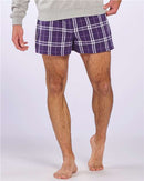Boxercraft Double Brushed Flannel Boxers BM6701 - Purple/ White