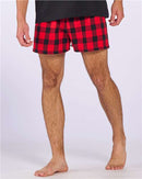 Boxercraft Double Brushed Flannel Boxers BM6701 - Red/ Black Buffalo
