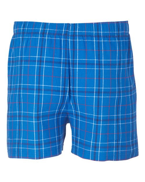 Boxercraft Double Brushed Flannel Boxers BM6701 - Royal Field Day Plaid