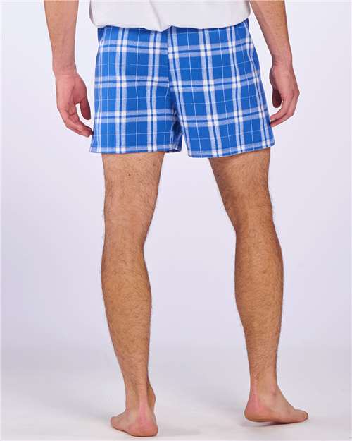 Boxercraft Double Brushed Flannel Boxers BM6701 - Royal/ Silver