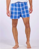 Boxercraft Double Brushed Flannel Boxers BM6701 - Royal/ Silver