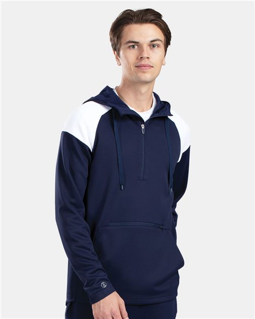 Holloway Limitless Quarter-Zip Hooded Pullover 222584