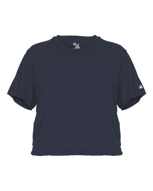 Badger Women's Tri-Blend Crop T-Shirt 4963
