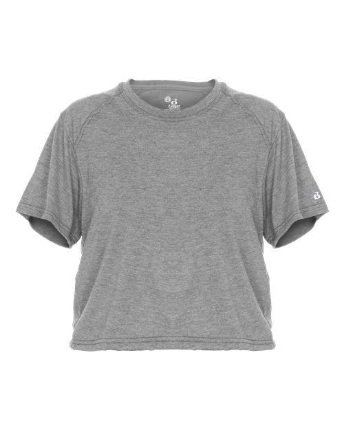 Badger Women's Tri-Blend Crop T-Shirt 4963