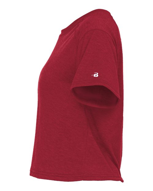 Badger Women's Tri-Blend Crop T-Shirt 4963