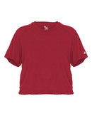Badger Women's Tri-Blend Crop T-Shirt 4963