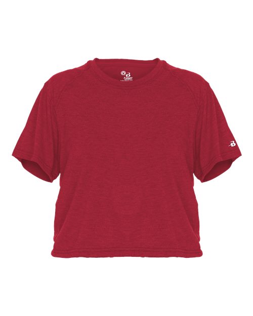 Badger Women's Tri-Blend Crop T-Shirt 4963