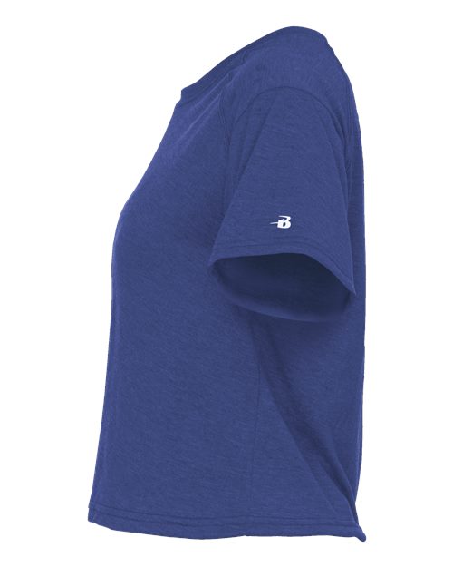 Badger Women's Tri-Blend Crop T-Shirt 4963