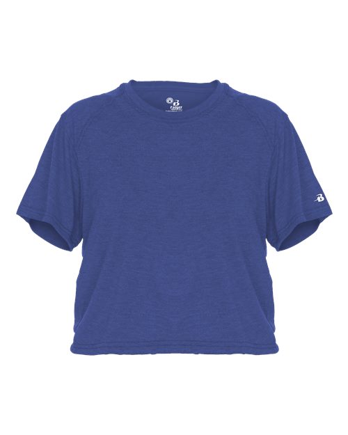 Badger Women's Tri-Blend Crop T-Shirt 4963