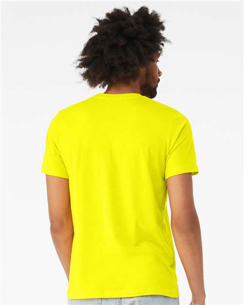 BELLA + CANVAS CVC Jersey Tee 3001CVC - Neon Yellow