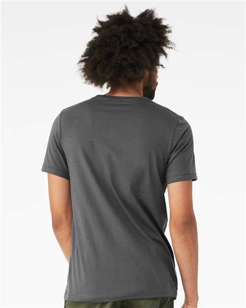 BELLA + CANVAS CVC Jersey Tee 3001CVC - Solid Asphalt Blend