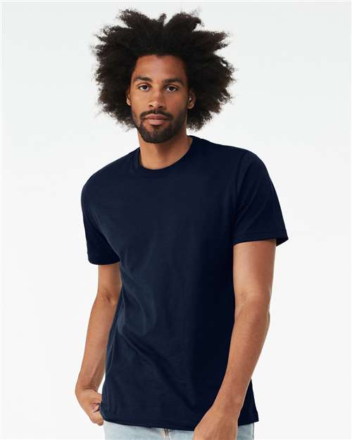 BELLA + CANVAS CVC Jersey Tee 3001CVC - Solid Navy Blend