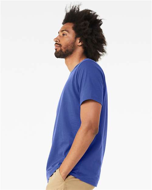 BELLA + CANVAS CVC Jersey Tee 3001CVC - Solid True Royal Blend