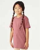 BELLA + CANVAS Youth Jersey Tee 3001Y - Mauve