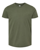 BELLA + CANVAS Youth Jersey Tee 3001Y - Military Green