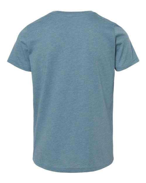 BELLA + CANVAS Youth CVC Jersey Tee 3001YCVC - Heather Slate