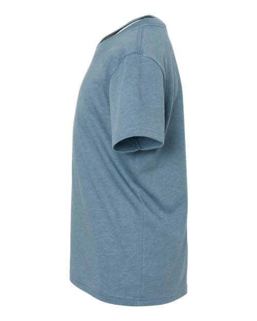 BELLA + CANVAS Youth CVC Jersey Tee 3001YCVC - Heather Slate