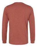 BELLA + CANVAS Heather CVC Long Sleeve Tee 3501CVC - Heather Clay
