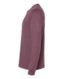 BELLA + CANVAS Heather CVC Long Sleeve Tee 3501CVC - Heather Maroon