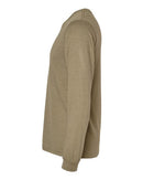 BELLA + CANVAS Heather CVC Long Sleeve Tee 3501CVC - Heather Olive