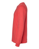 BELLA + CANVAS Heather CVC Long Sleeve Tee 3501CVC - Heather Red