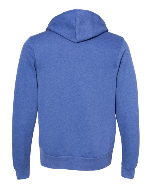 BELLA + CANVAS Sponge Fleece Hoodie 3719 - Heather Columbia Blue