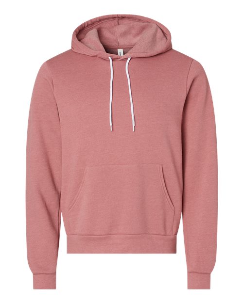 BELLA + CANVAS Sponge Fleece Hoodie 3719 - Heather Mauve