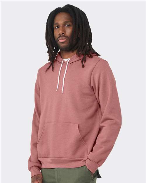BELLA + CANVAS Sponge Fleece Hoodie 3719 - Heather Mauve