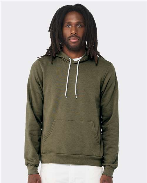 BELLA + CANVAS Sponge Fleece Hoodie 3719 - Heather Olive