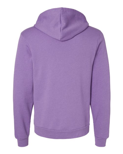BELLA + CANVAS Sponge Fleece Hoodie 3719 - Heather Team Purple
