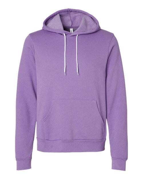 BELLA + CANVAS Sponge Fleece Hoodie 3719 - Heather Team Purple