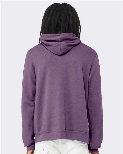 BELLA + CANVAS Sponge Fleece Hoodie 3719 - Heather Team Purple