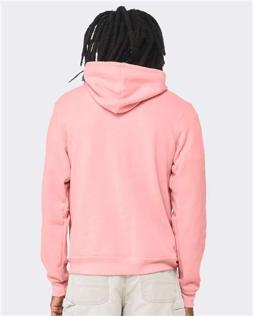 BELLA + CANVAS Sponge Fleece Hoodie 3719 - Pink