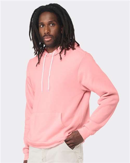 BELLA + CANVAS Sponge Fleece Hoodie 3719 - Pink