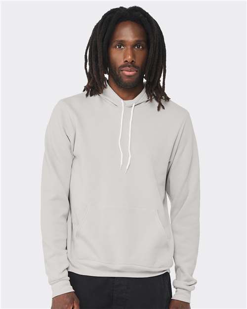 BELLA + CANVAS Sponge Fleece Hoodie 3719 - Silver