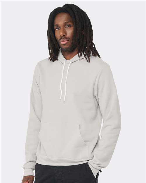 BELLA + CANVAS Sponge Fleece Hoodie 3719 - Silver