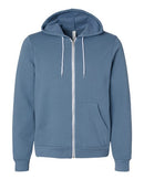 BELLA + CANVAS Sponge Fleece Full-Zip Hoodie 3739 - Steel Blue