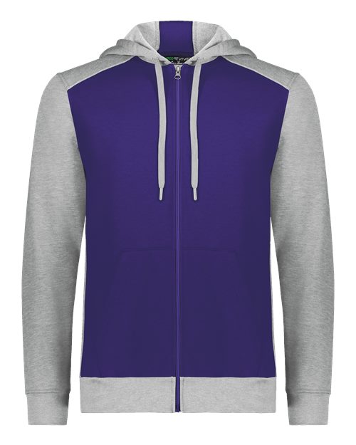 Augusta Sportswear Eco Revive™ Three-Season Triblend Fleece Full-Zip Hooded Sweatshirt 6899
