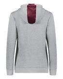 Augusta Sportswear Women's Eco Revive™ Three-Season Triblend Fleece Full-Zip Hooded Sweatshirt 6901