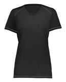 Augusta Sportswear Women's Super Soft-Spun Poly V-Neck T-Shirt 6844