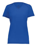 Augusta Sportswear Women's Super Soft-Spun Poly V-Neck T-Shirt 6844