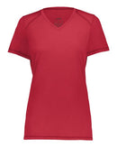 Augusta Sportswear Women's Super Soft-Spun Poly V-Neck T-Shirt 6844