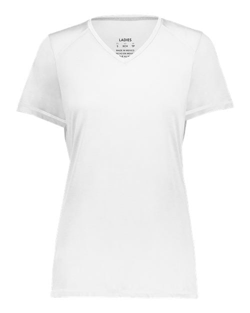Augusta Sportswear Women's Super Soft-Spun Poly V-Neck T-Shirt 6844