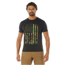 Rothco Distressed US Flag Athletic Fit T-Shirt. Item