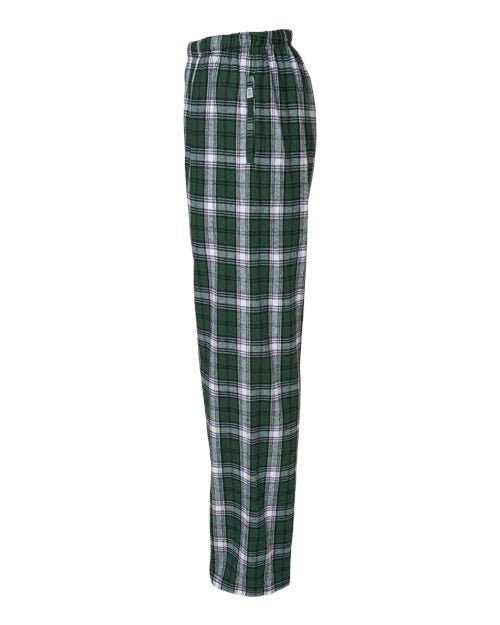 Boxercraft Harley Flannel Pants BM6624 - Green/ White