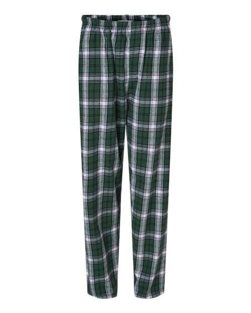 Boxercraft Harley Flannel Pants BM6624 - Green/ White