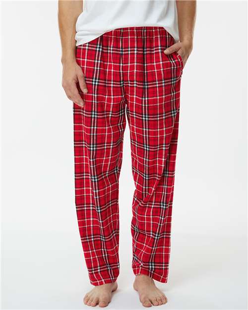 Boxercraft Harley Flannel Pants BM6624 - Red/ White
