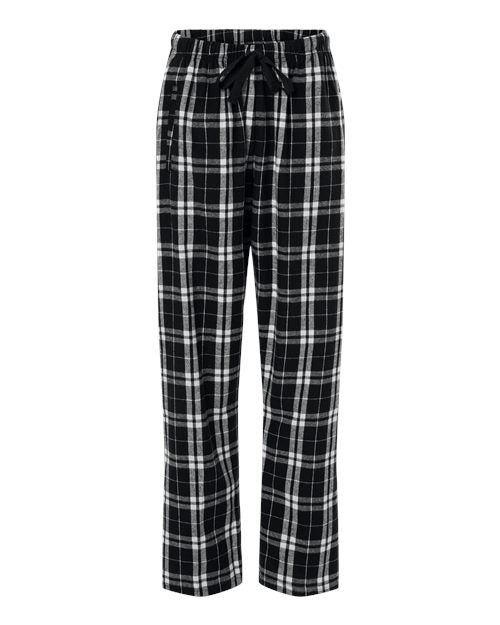 Boxercraft Women's Haley Flannel Pants BW6620 - Black/ White