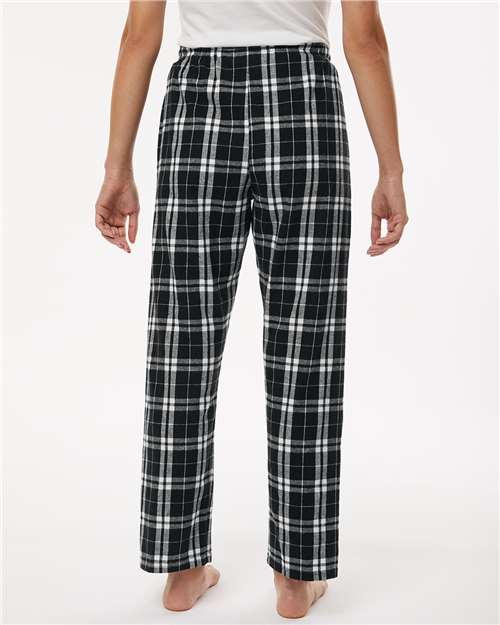 Boxercraft Women's Haley Flannel Pants BW6620 - Black/ White